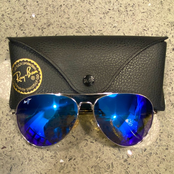 Maui Jim Accessories Maui Jims Aviator Sunglasses Wcasewould Be